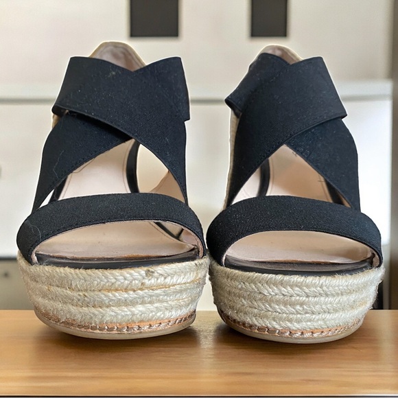 Coach Black Wedge Sandals for Women - Picture 10 of 10